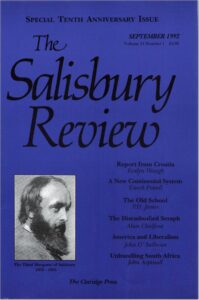 Autumn 1992 cover