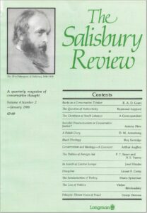 Winter 1986 cover