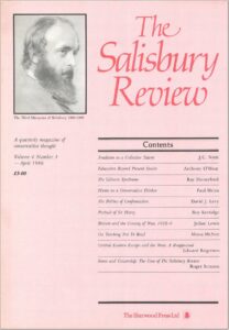 Spring 1986 cover