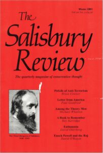 Winter 2001 cover